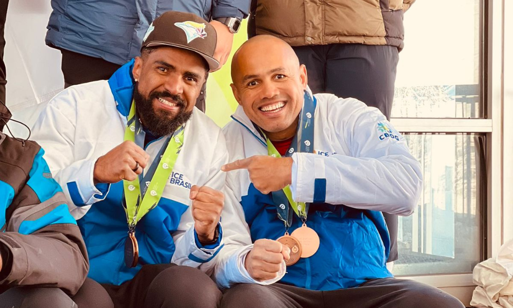 Edson Bindilatti e Edson Martins Copa América de bobsled