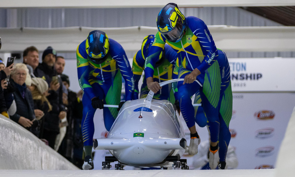Trenó do Brasil no Mundial de Bobsled e Skeleton