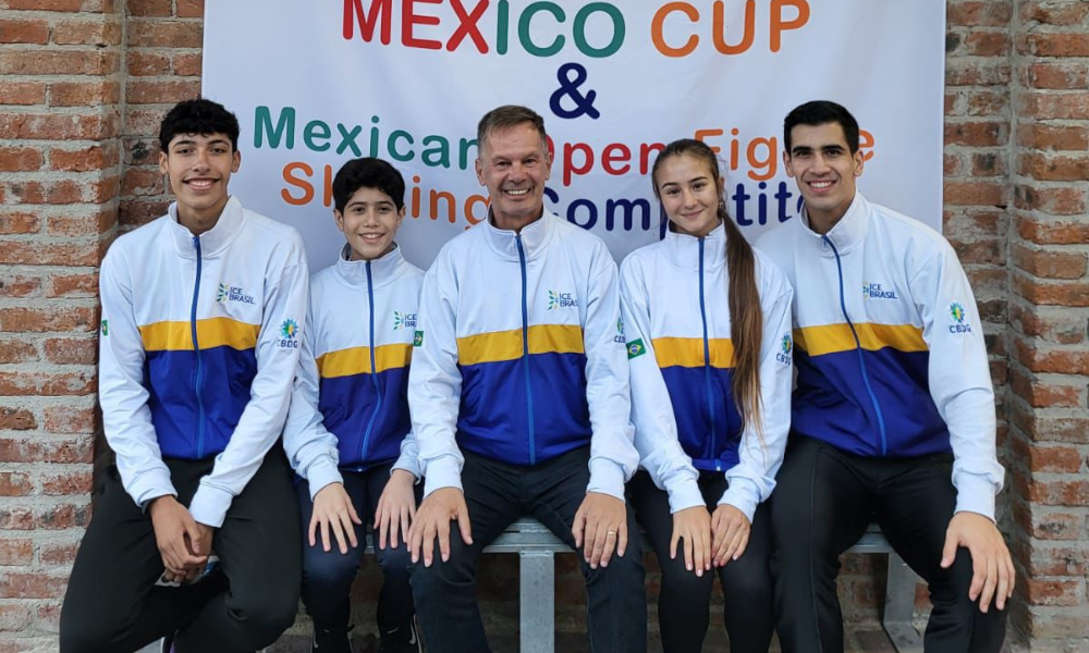 Delegação do Brasil na Mexico Cup de patinação artística