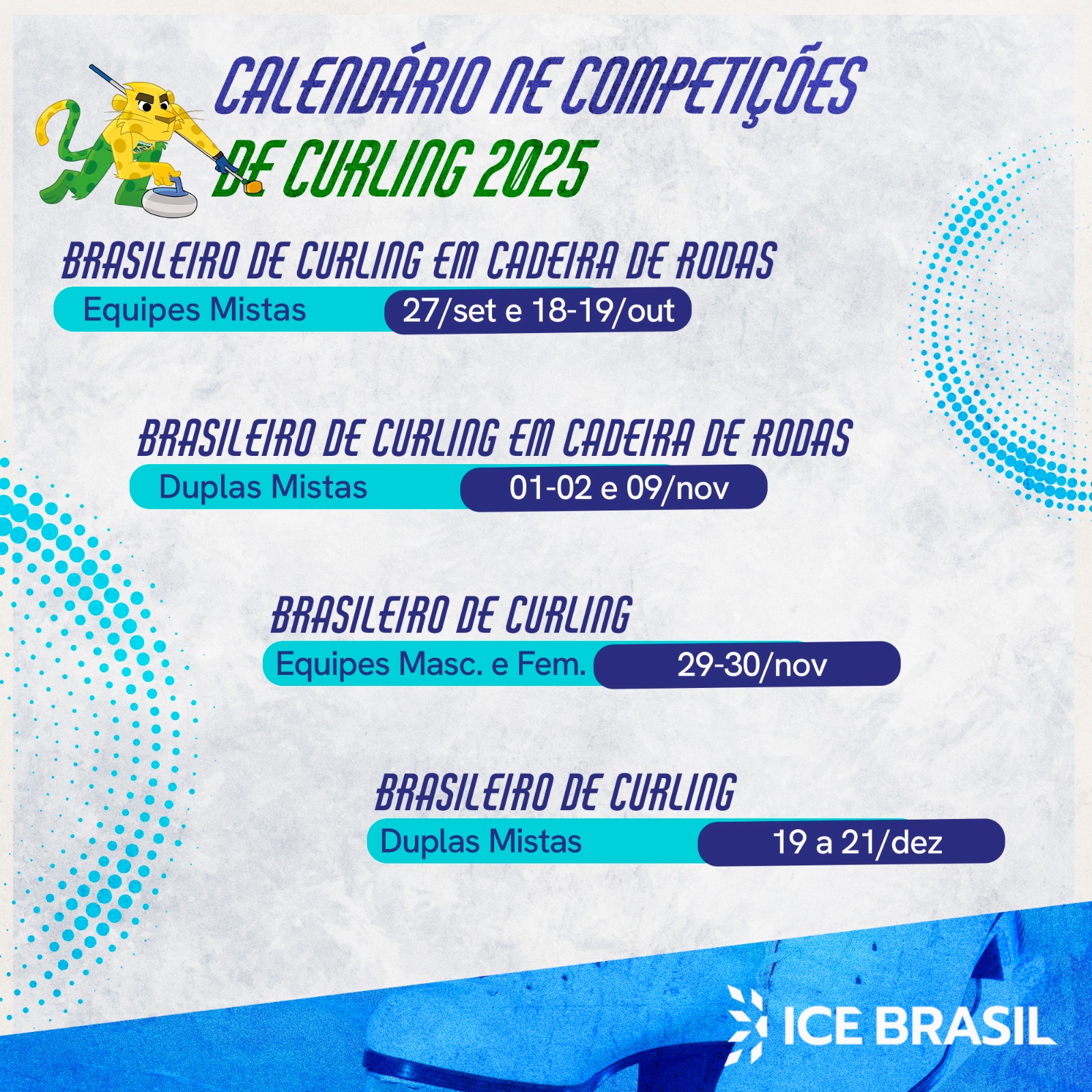 Calendário de competições do curling 2025