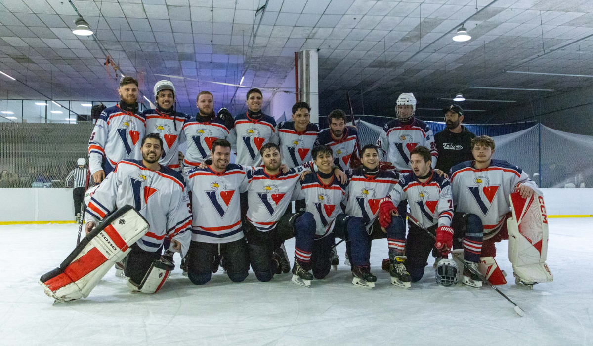 Falcões finalista do Brasileiro 2025 de Hockey no Gelo (Foto: @nhavp)